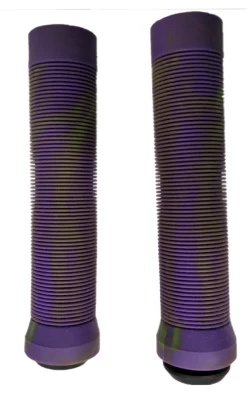 No Brand Scooter Hand Grips Purple/Green