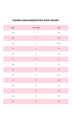 Impala Roller Skates Holographic -Trendy Skate Shop SizeChart d6207c35 78ff 4d4e 8ac0 7655faf77808