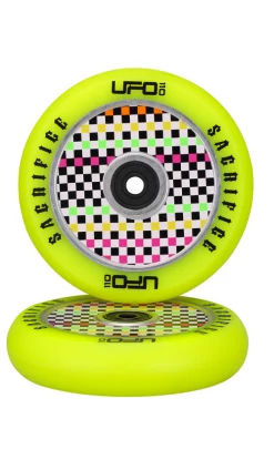 Sacrifice UFO Scooter Wheels 110mm Polka Dot Yellow
