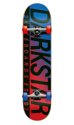 Darkstar Wordmark Red Blue Skateboard 8.0in