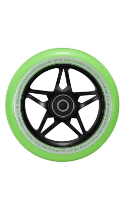 Envy S3 Scooter Wheels Black/Green 110mm