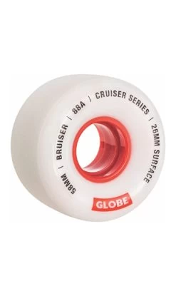 Globe Bruiser Wheels 58mm White/Red