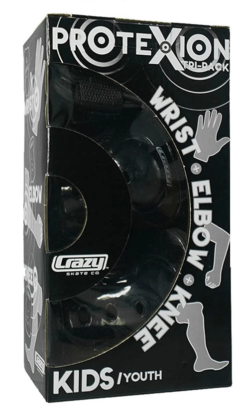 Crazy Protexion Kids Tri-Pack Black 2 Crazy Protexion Kids Tri-Pack Black - Image 2