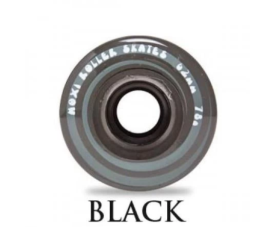 Moxi Gummy Wheels 78a 4pk Black 2 Moxi Gummy Wheels 78a 4pk Black - Image 2