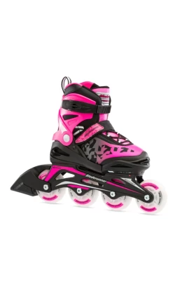 Rollerblade Pheonix Flash G Junior Inline Skates Black/pink