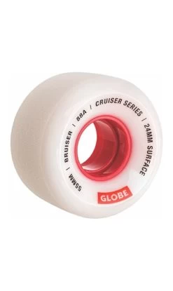 Globe Bruiser Wheels 55mm White/Red