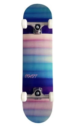 Coast Lagoon Stripes Skateboard