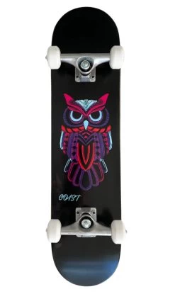 Coast Neon Owl Skateboard 7.5in