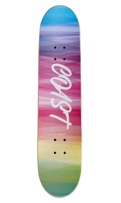 Coast Pastel Rainbow Skateboard 7.5in 2 Coast Pastel Rainbow Skateboard 7.5in - Image 2