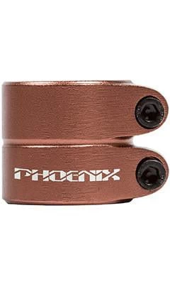 Phoenix Smooth Double Bolt 1.5 Clamp Bronze