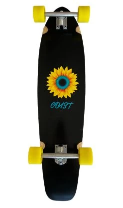 Coast Sunflower Kicktail Longboard 38in