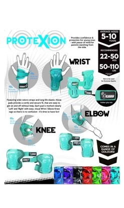 Crazy Protexion Kids Tri-Pack Black 5 Crazy Protexion Kids Tri-Pack Black -Trendy Skate Shop teal protection1 06e1e5b5 44b9 4069 a200 6d8401fd1b22